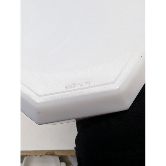 Set of 2 Arcoroc France Octime White Glass Octagon Soup Cereal Bowls - Picture 7 of 7